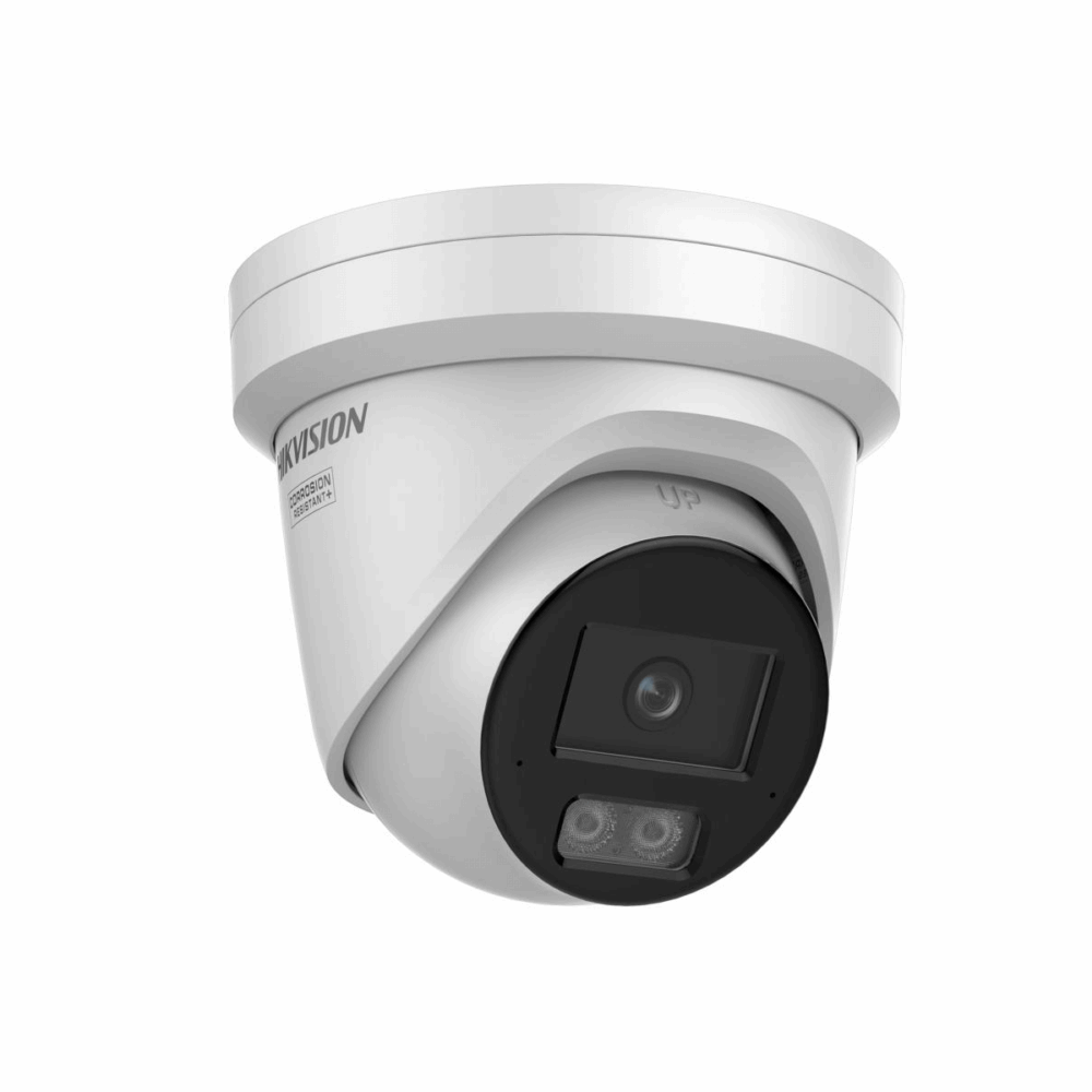 CÁMARA DOMO TORRETA 4?MP HIKVISION CON COLORVU Y LUZ HÍBRIDA INTELIGENTE DS 2CD2347G3 LI2UY