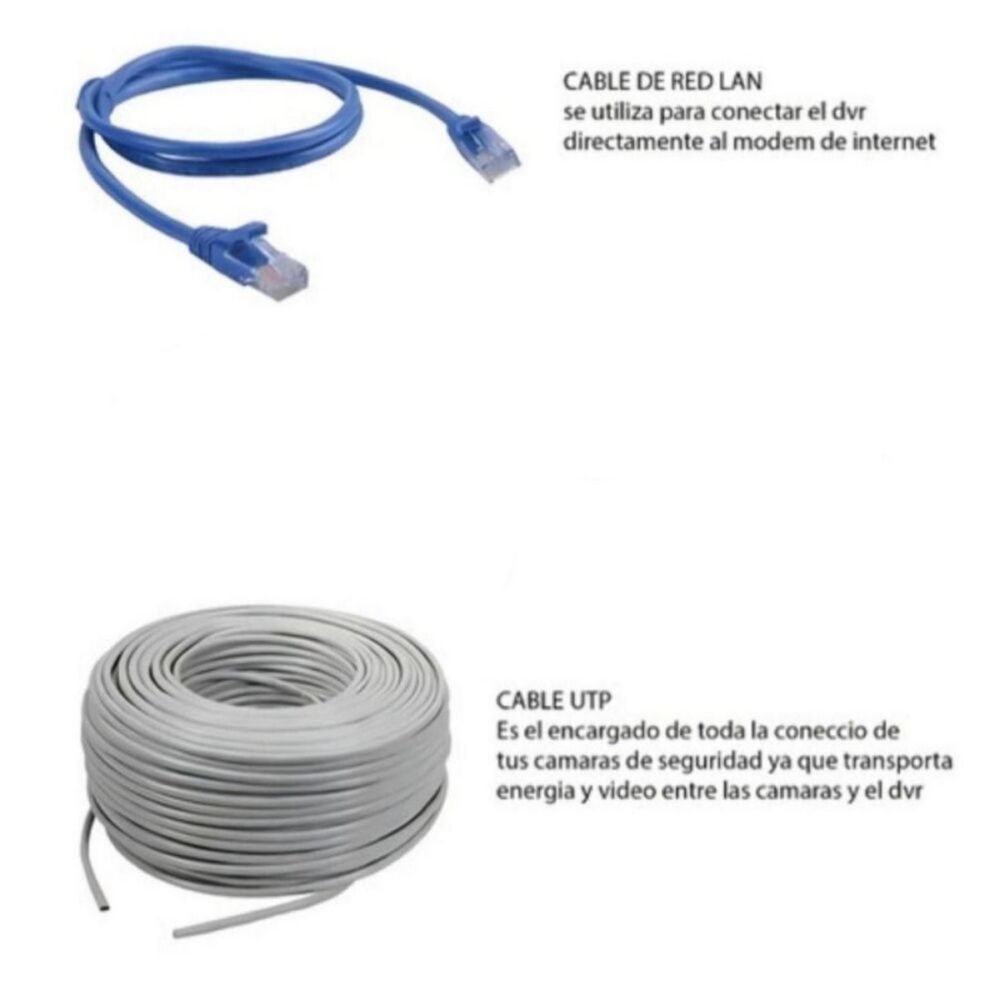 Kit de Seguridad Hilook Dvr 8ch + 8 Camaras 1080P+Disco 1TB