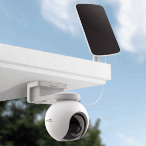 Camara PT / Wi-Fi / Con Bateria Recargable (Sin Cables) / Compatible con Panel Solar CS-CMT-SOLARPANEL Seguimiento Inteligente Visión Nocturna a Color Detección humana / Exterio