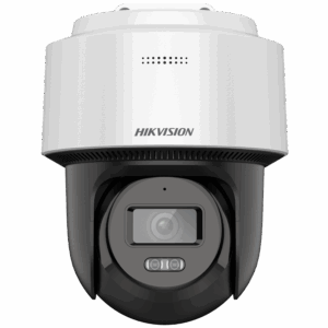 FlexVu Domo PT IP 4 Megapixel / Lente 4 mm / Dual Light 30 mts IR + 30 mts Luz Blanca) Autoseguimiento en Humanos PoE IP66 Micrófono y Bocina Integrado Audio de Dos Vías Micro SD  Incluye Montaje de Pared o Techo