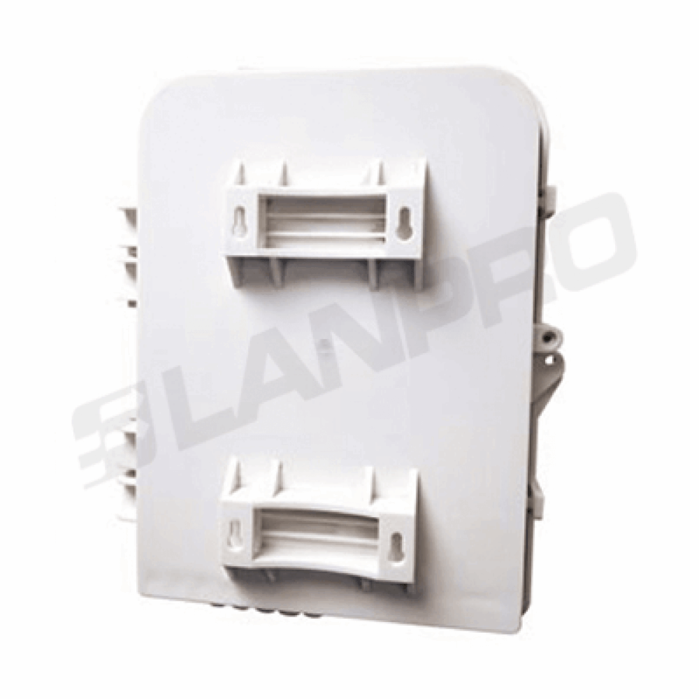 CAJA DE TERMINACIÓN FTTH EXTERIOR 16 PUERTOS SC/LC/FC/ST MONTAJE EN PARED O POSTE PLÁSTICO ABS. LPF205HOY00