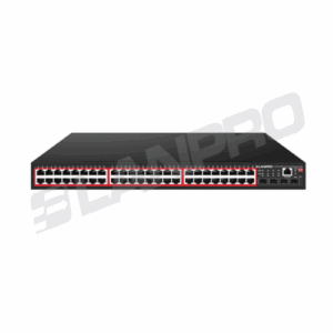 SWITCH GERENCIABLE 52 PUERTOS GIGABIT CON 48X10/100/1000MBPSPUERTOS POE INDEPEN+4 PUERT DE FIBRA+SFP