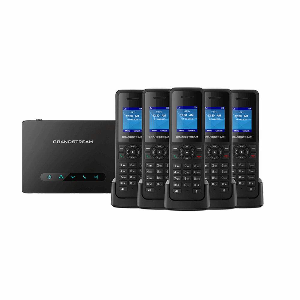 ESTACION BASE DECT VoIP AHSTA 5 TELEFONOS INALAMBRICOS DP720 GRANDSTREAM