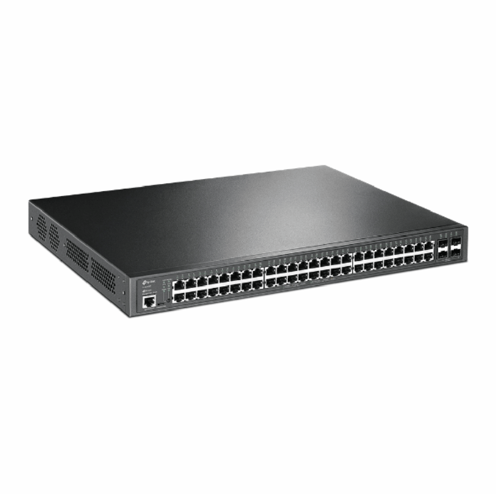 Switch Administrable 48 puertos RJ45 Giga L2+(Capa 3 Lite)PoE TP LINK