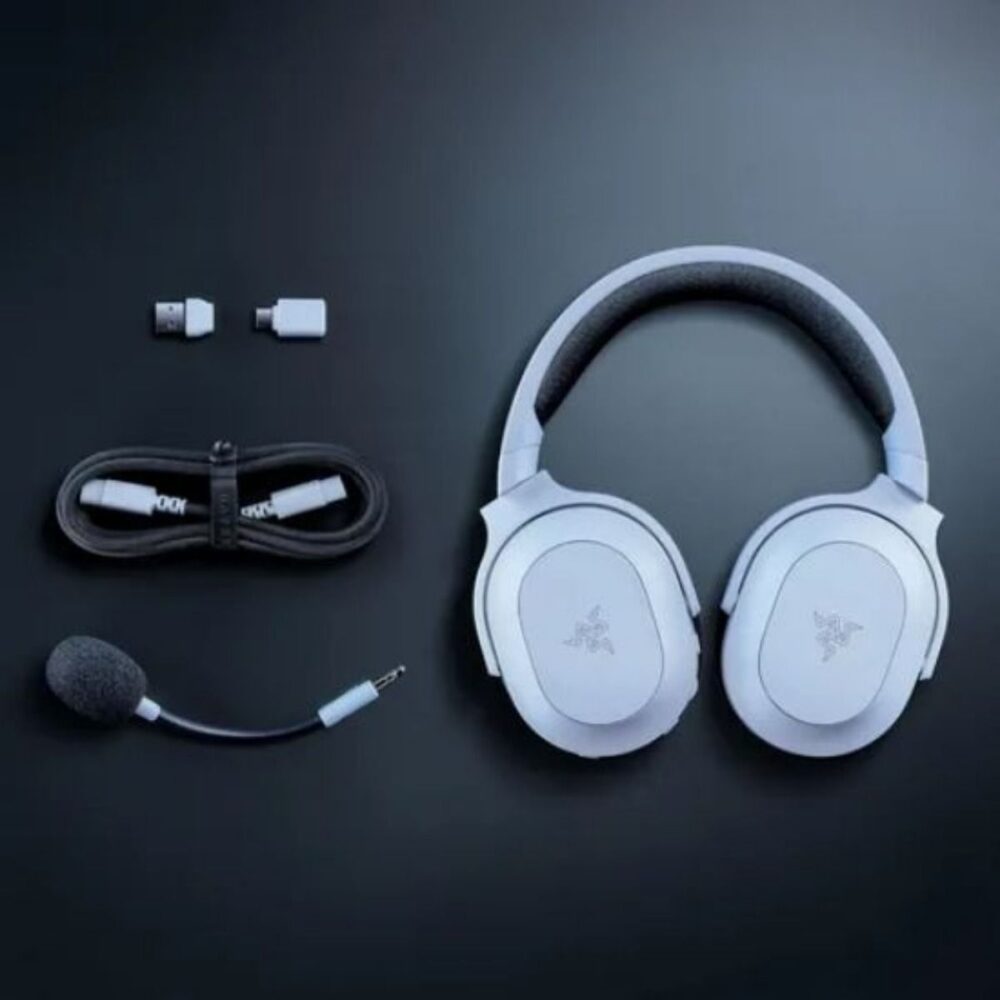 Diadema Razer Barracuda X Wireless PC-PS5 Batería 50h Blanca