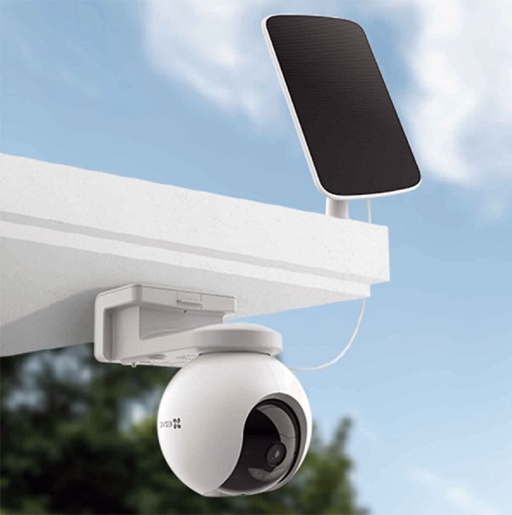 ámara EZVIZ WIFI Exterior HB8 4K con Panel Solar Incluido