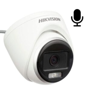 Cámara Hikvision Domo DS-2CE72DF0T-FS 2mp Colorvu exterior