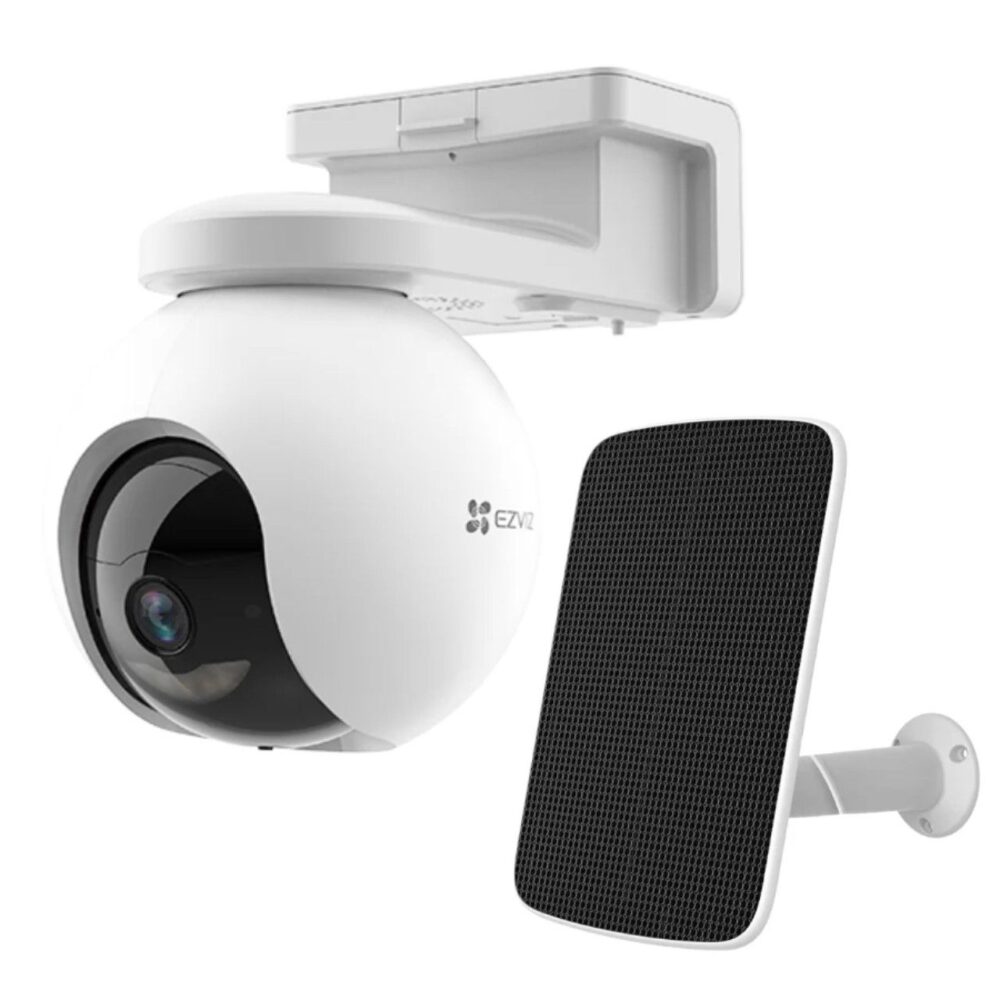 ámara EZVIZ WIFI Exterior HB8 4K con Panel Solar Incluido