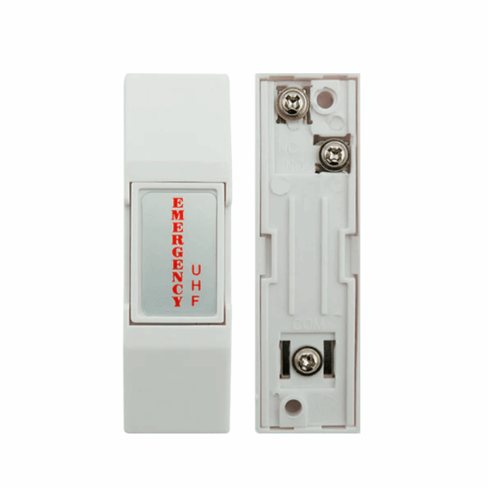 BOTON PANICO CABLEADO (PULSADOR ANTIATRACO) UHF
