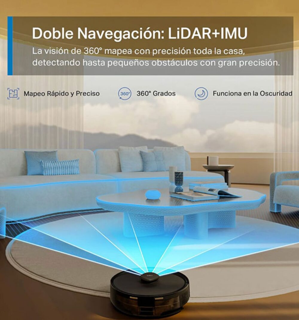 Aspiradora Robot Tp Link Tapo Rv30 Max Plus Base Autovaciado