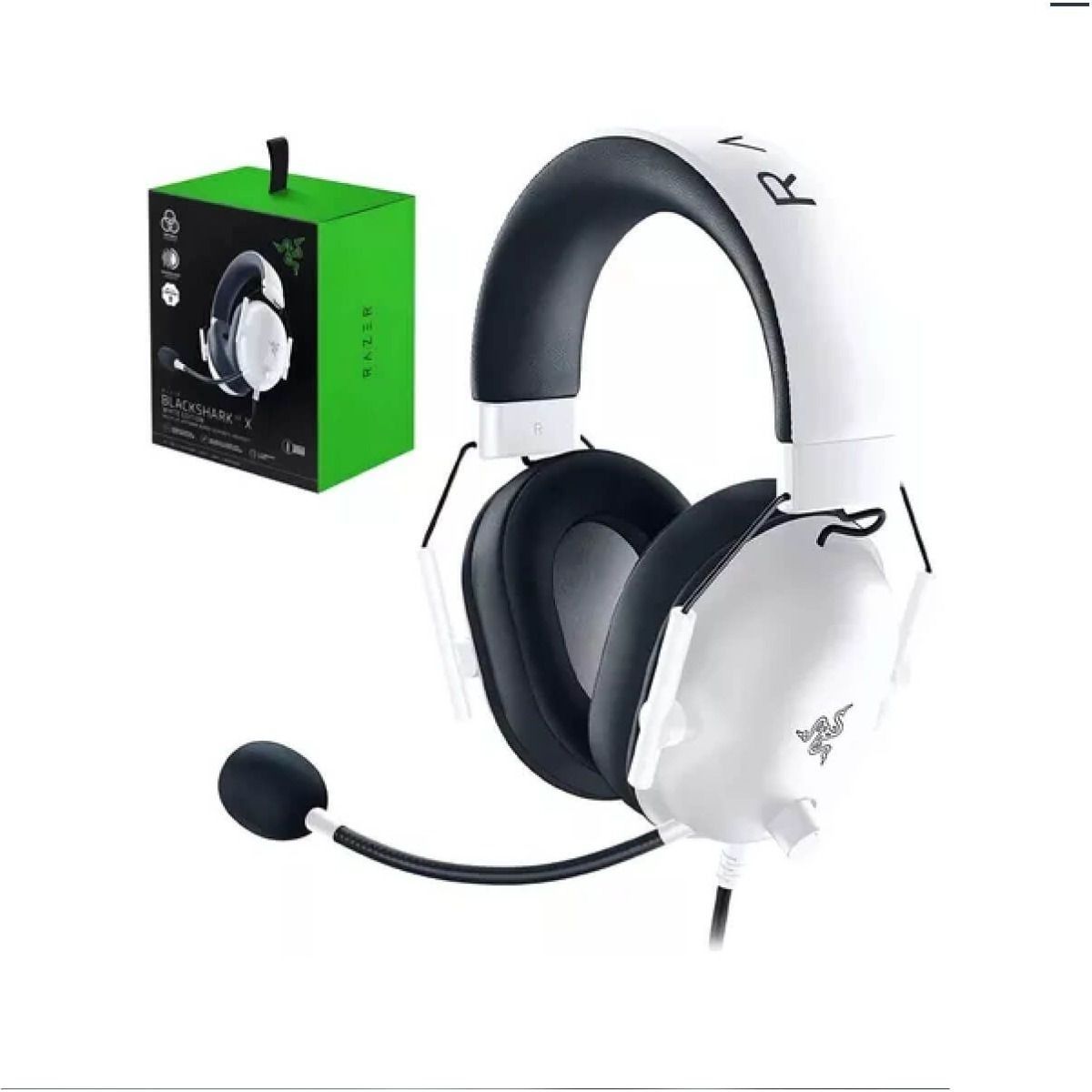 DIADEMA BLACKSHARK V2 X 3.5MM BLANCO