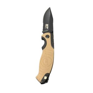Navaja profesional retractil Smith&Wesson color Beige