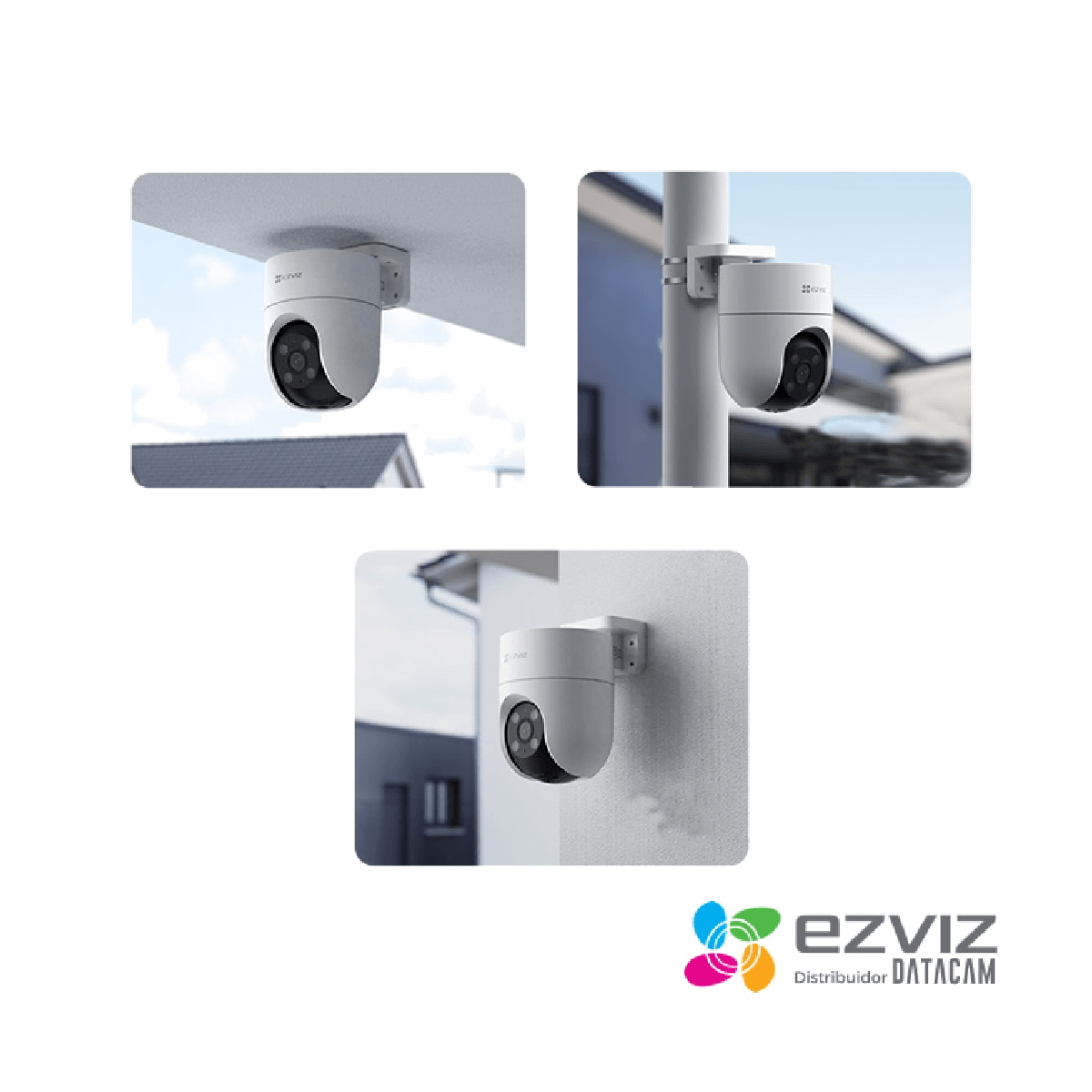 Cámara Ezviz WiFi 5MP 3K 360° PT Full Color Visión Nocturna