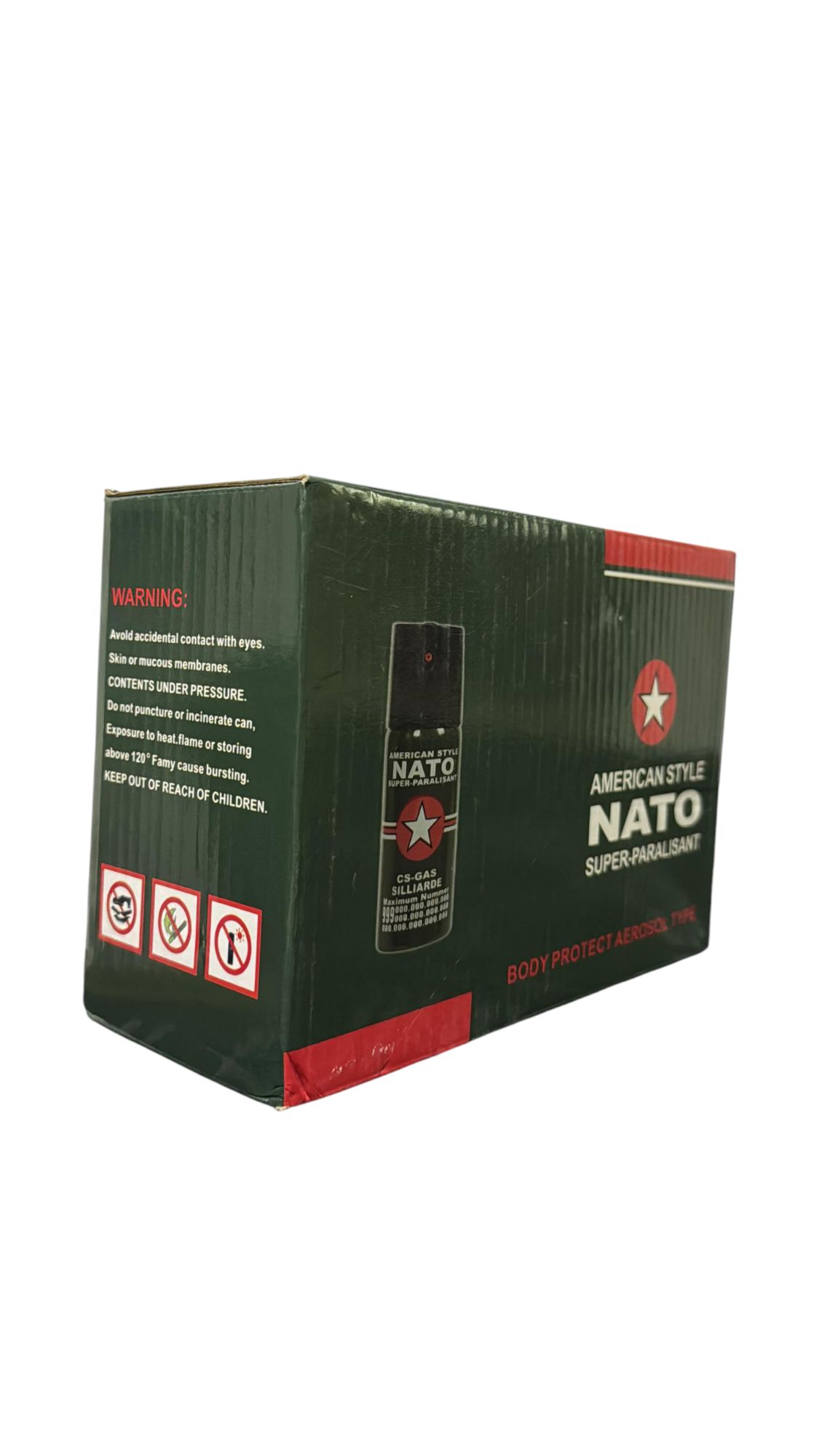 Caja 10 Unidades Gas Pimienta Defensa Personal