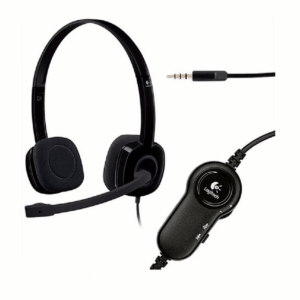 DIADEMA LOGITECH PLUG 3.5 MM NEGRO
