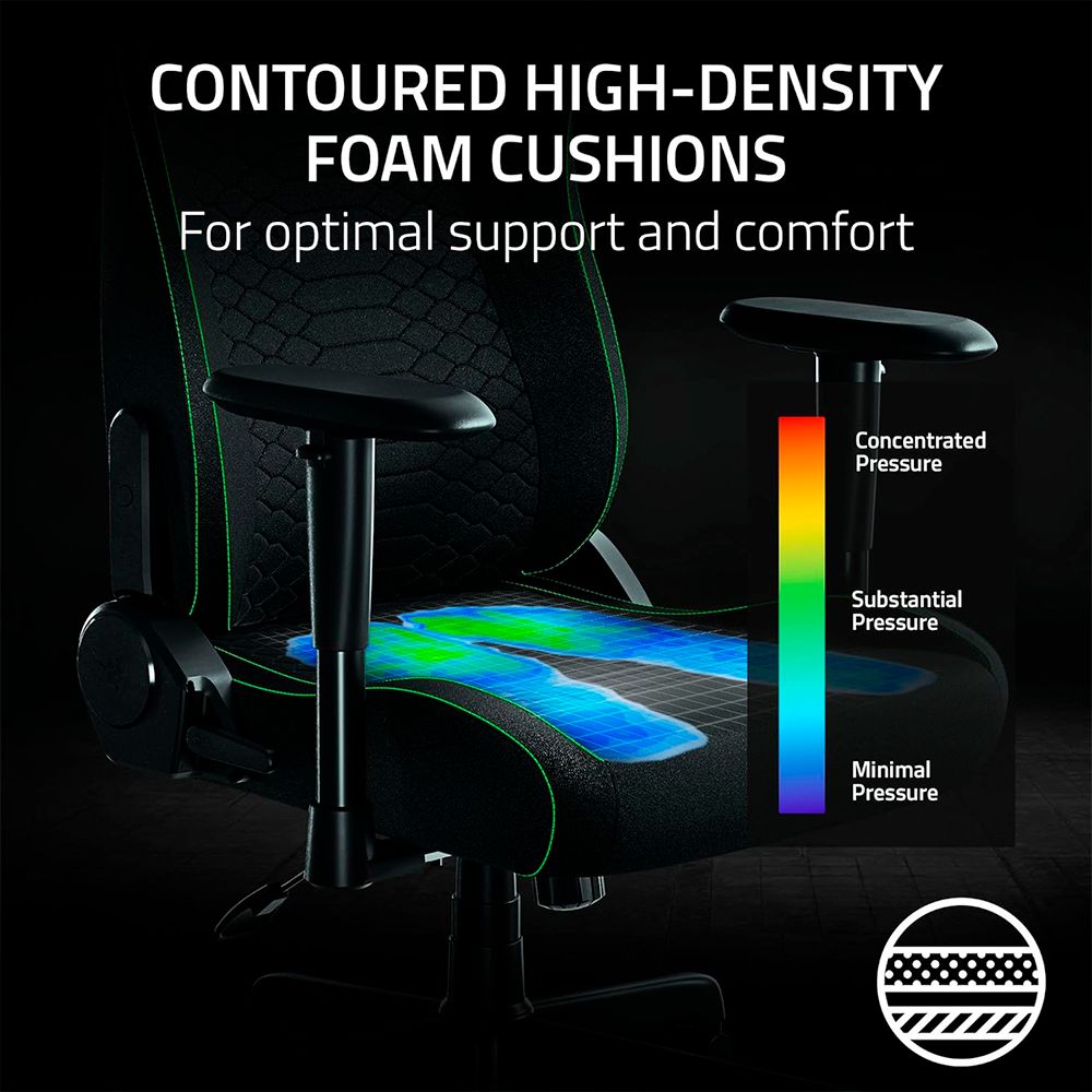 SILLA GAMER RAZER ENKI X - ESENTIAL HECHA DE CUERO SINTETICO