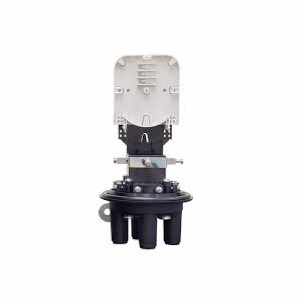 CIERRE DE EMPALMES DE FIBRA ÓPTICA 1 PUERTO OVALADO 4 REDONDOS, 120MM x 300MM LPF3313ABK