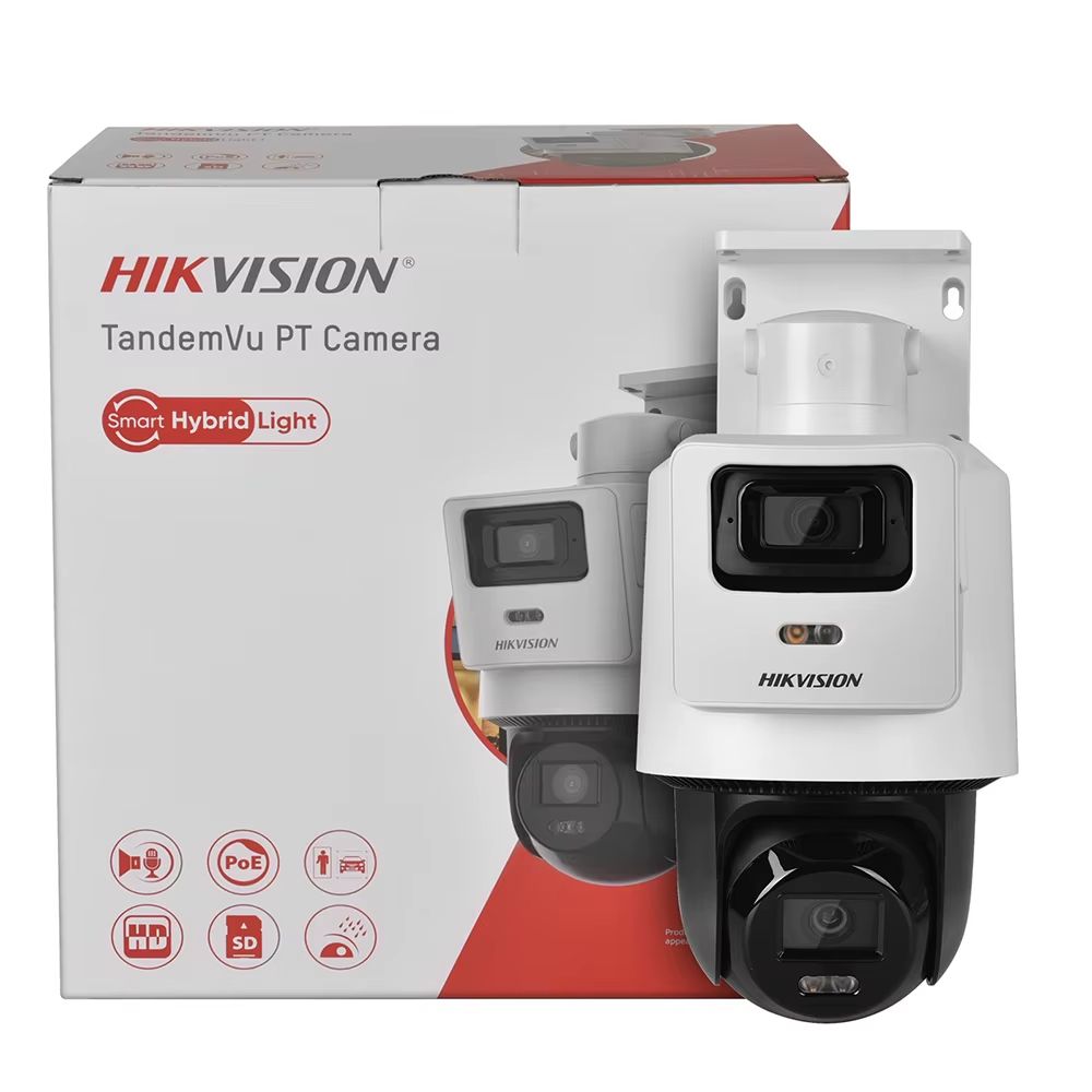 Cámara Seguridad PT Hikvision DS-2SE2C400MWG-E 4MP TandemVu
