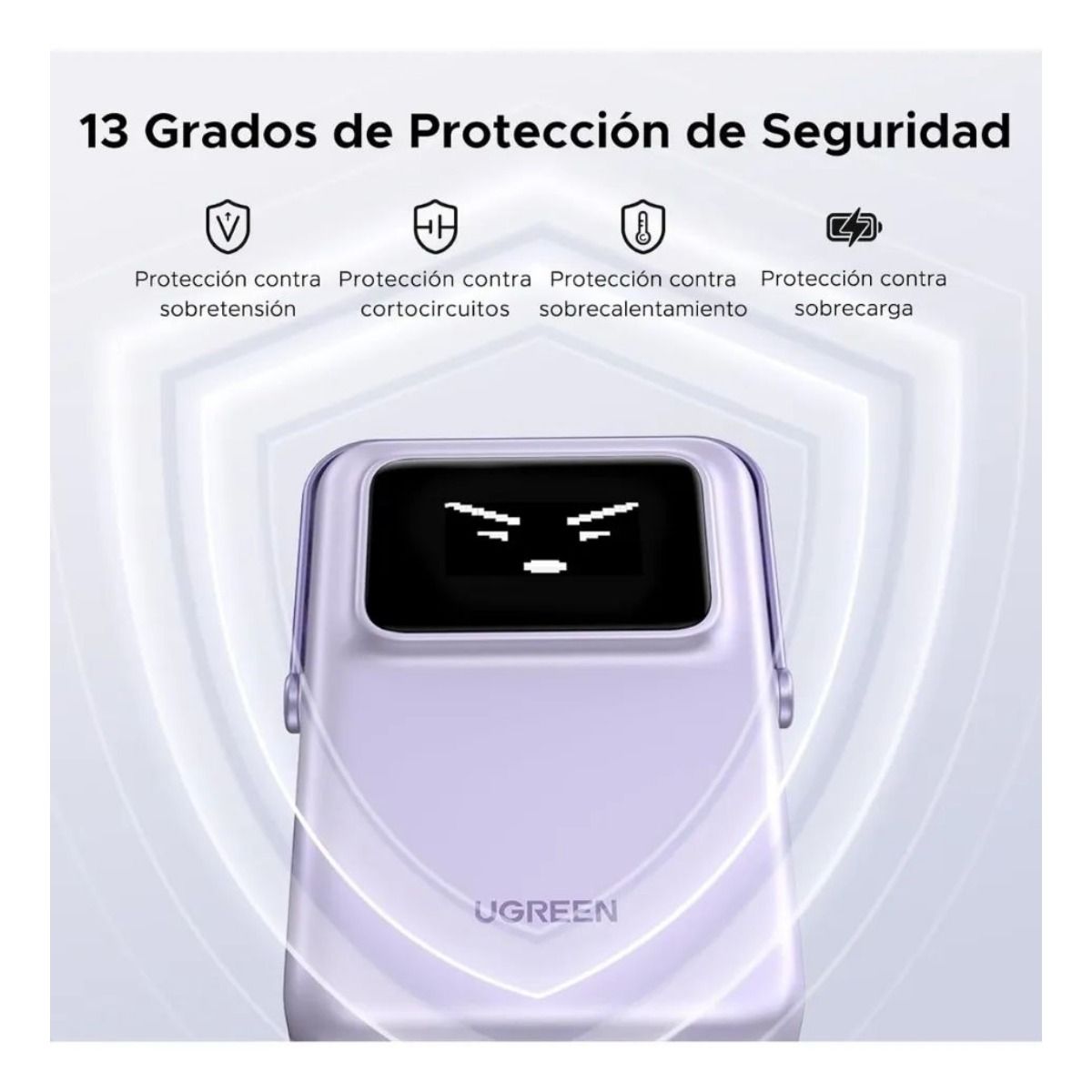 Power Bank Ugreen Magsafe Mini 5000mah 20w Con Pantalla