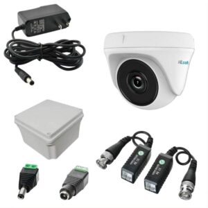 Kit de Seguridad Hilook Cámara THC-T120-PC + Accesorios