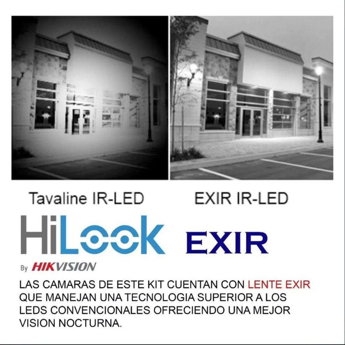 Kit de Seguridad Hilook Cámara THC-T120-PC + Accesorios