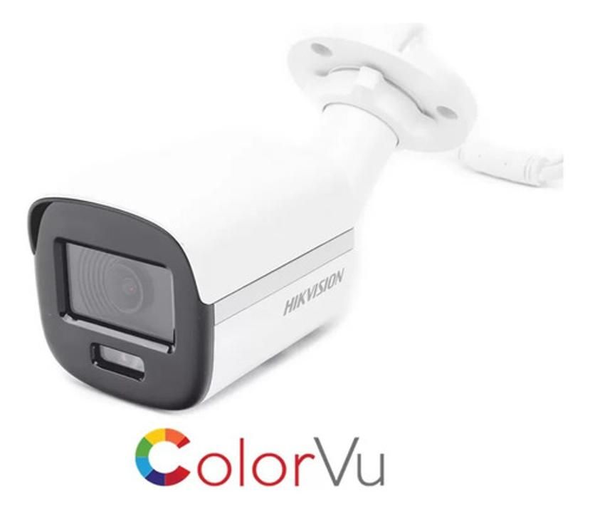 Combo Hikvision Cámara+video Balum+fuente Adapt+caja De Paso