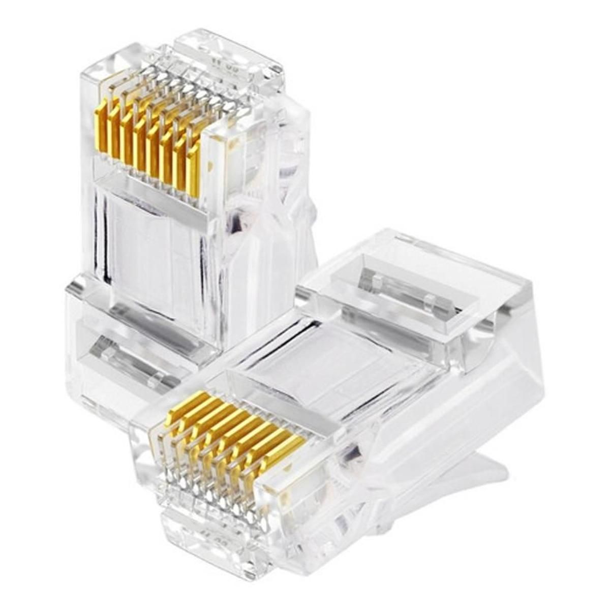 Conector Macho Para Cable De Red Ethernet Rj45