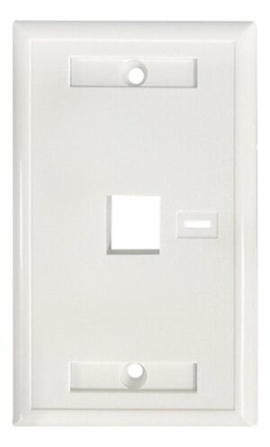 Tapa (faceplate) 1 Perforacion Color Blanco