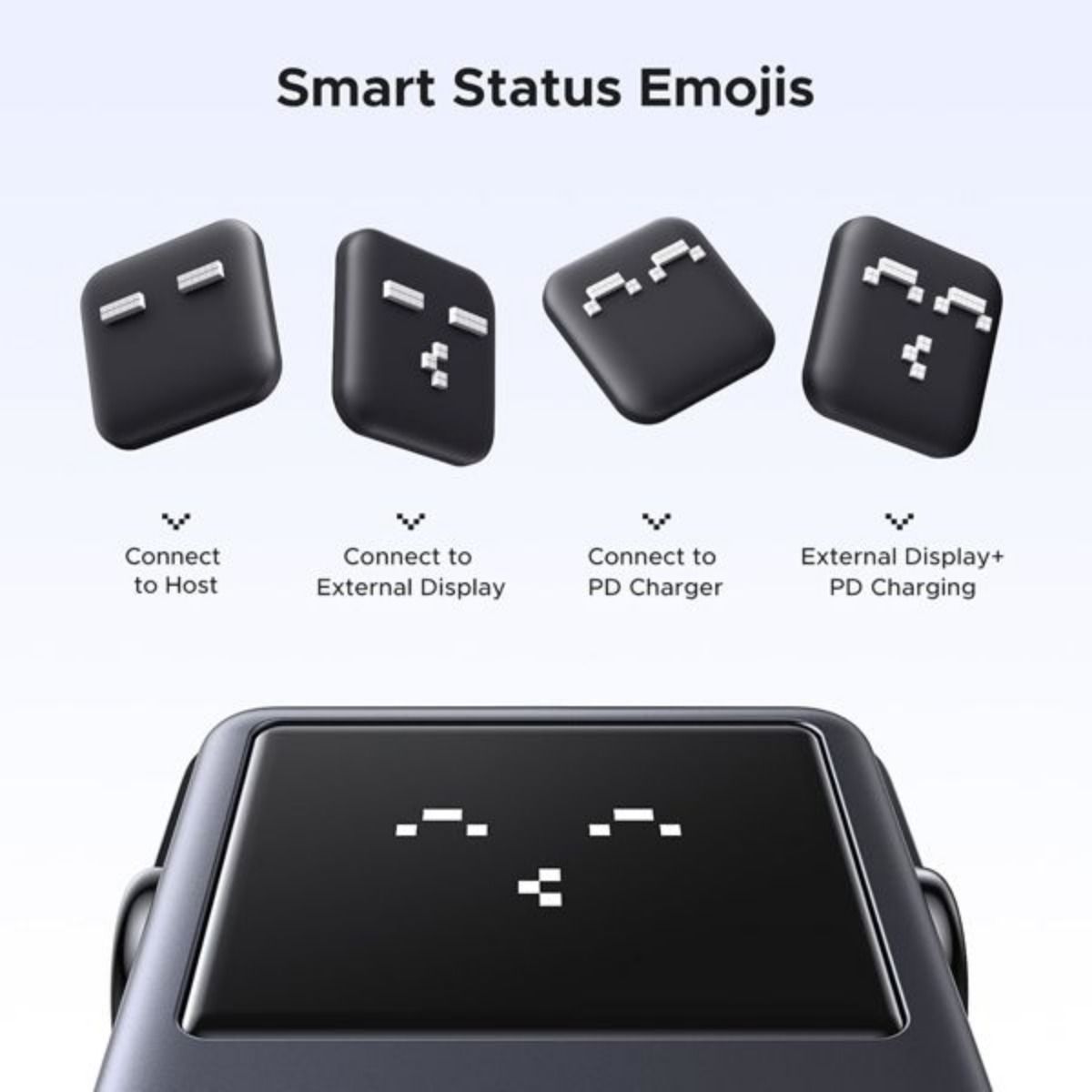 Hub UGREEN USB-C 6 Puertos 4K 60HZ HDMI 100W 10 Gbps Pantalla Led