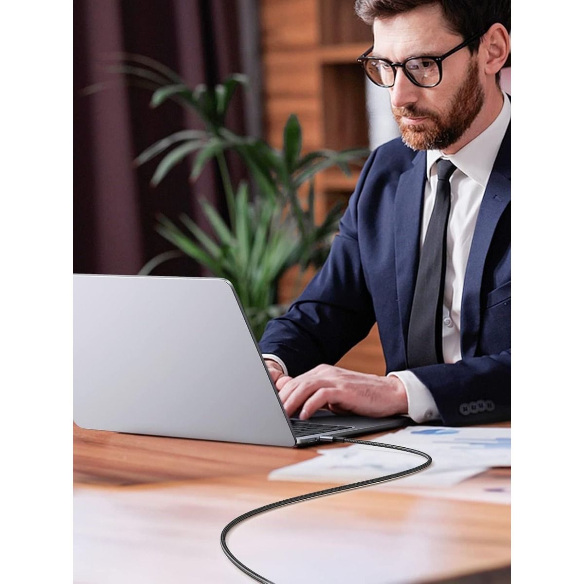 Cable UGREEN USB-C a USB-C 100W Carga Rápida 2m | US316